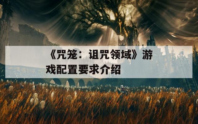 《咒籠：詛咒領域》游戲配置要求介紹