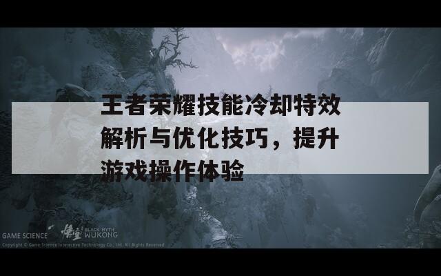 王者榮耀技能冷卻特效解析與優(yōu)化技巧，提升游戲操作體驗(yàn)