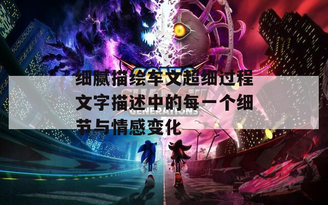 細(xì)膩描繪車文超細(xì)過程文字描述中的每一個細(xì)節(jié)與情感變化